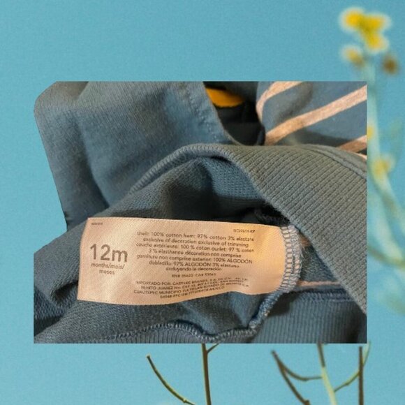 Carter’s Stripe Hoodie Sleeveless Sweatshirt - Picture 5 of 5